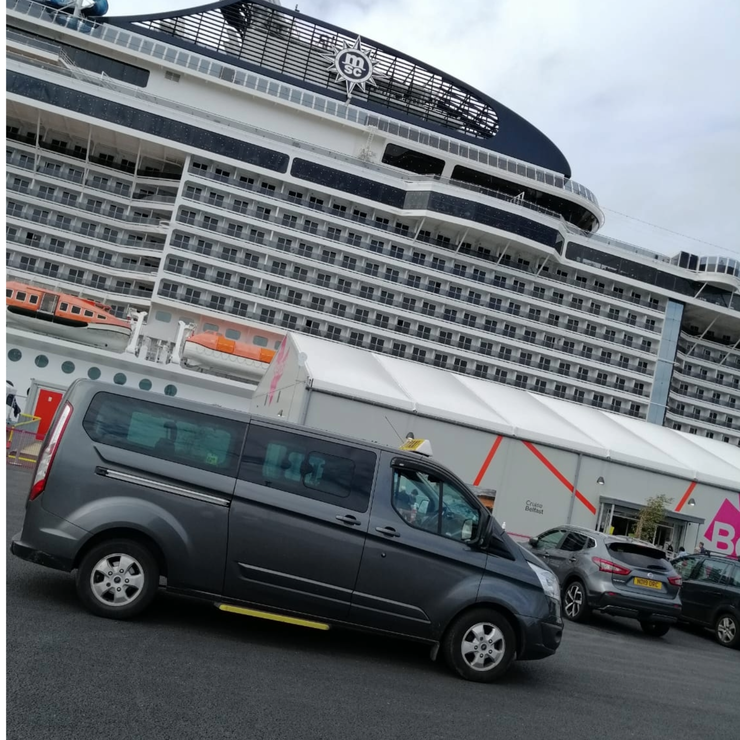 Belfast Tour Total Price: £30 per hour  (Up to 7 passengers) +44 07565800764  info@universalbuses.co.uk
